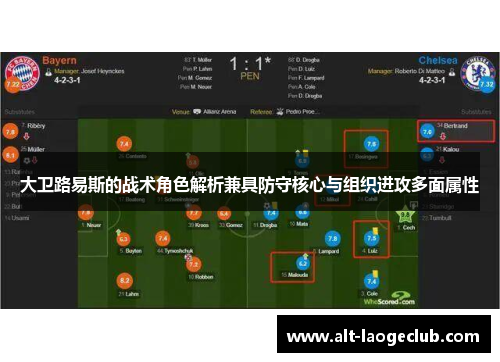 大卫路易斯的战术角色解析兼具防守核心与组织进攻多面属性